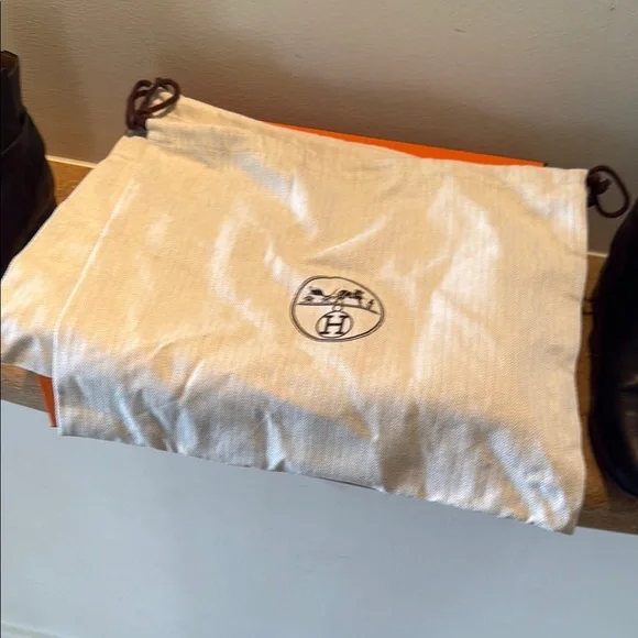 Hermes Black Ankle Boots with Strap Detail - Picture 7 of 17